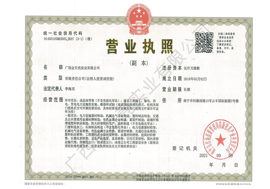 Business license